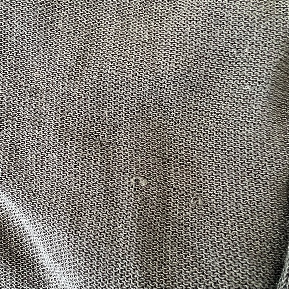 CLUB MONACO Black Sheer Knit Long Sleeves Open Front Lightweight Cardigan Sz M - Picture 15 of 16